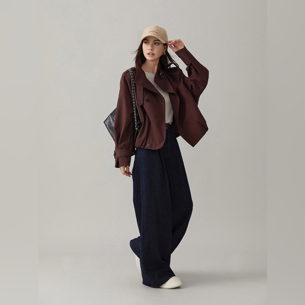 Commense Vintage Loose Trench Coat - Picture 1 of 14